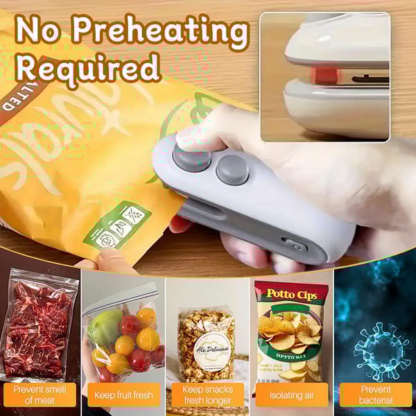 🔥Mini Bag Sealer with Cutter and Magnet